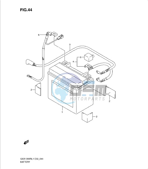 BATTERY (GSX1300RL1 E14)