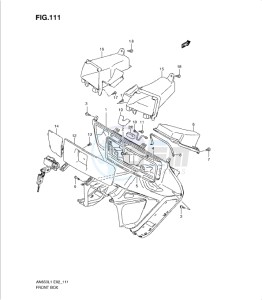 AN650 drawing FRONT BOX (AN650AL1 E51)