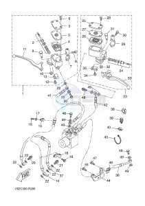 YP400RA X-MAX 400 ABS X-MAX (1SDA 1SDA 1SDA 1SDA 1SDA) drawing FRONT MASTER CYLINDER