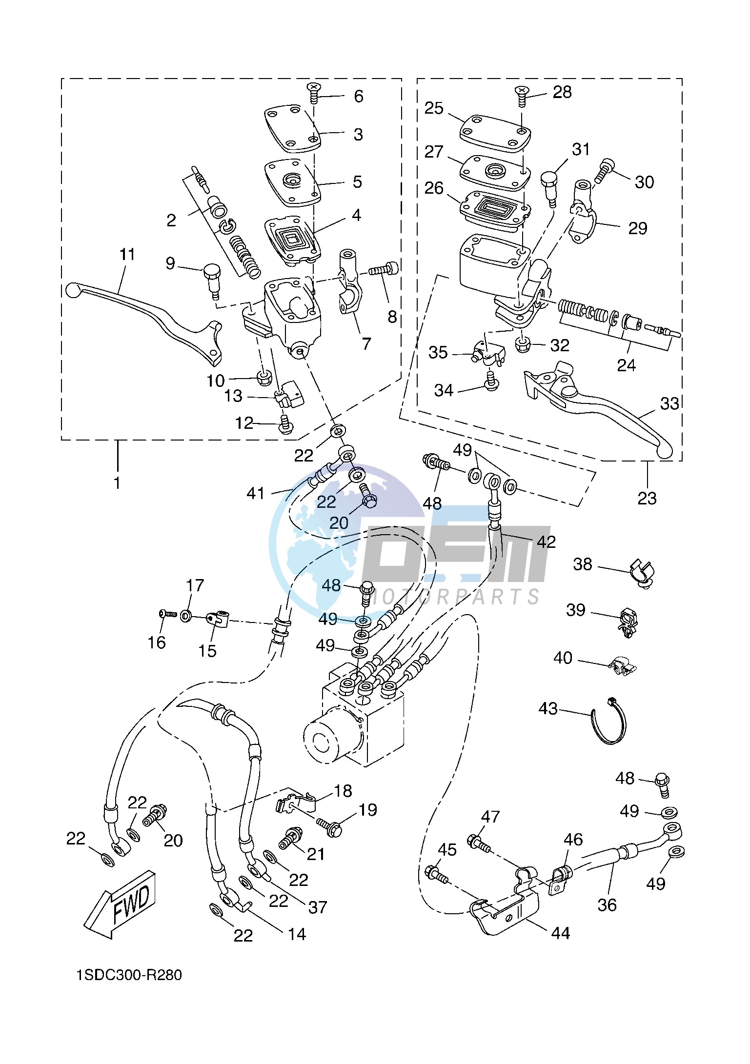 FRONT MASTER CYLINDER