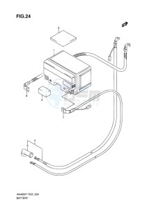 AN400Z ABS BURGMAN EU-UK drawing BATTERY