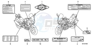 CBF10009 Ireland - (EK) drawing CAUTION LABEL