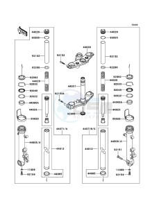 ER-6n ABS ER650D9F GB XX (EU ME A(FRICA) drawing Front Fork