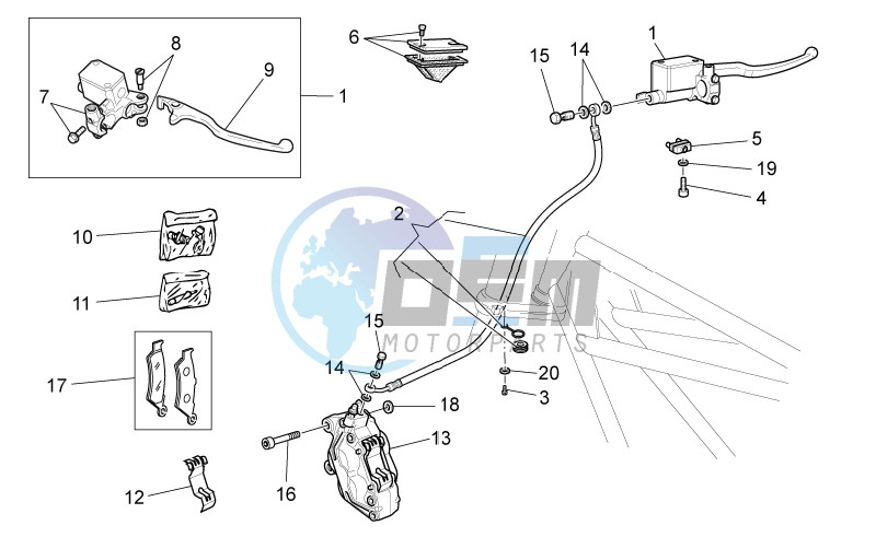 Front brake system