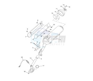 YP R X-MAX 125 drawing EXHAUST