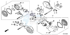 CB600FB drawing WINKER