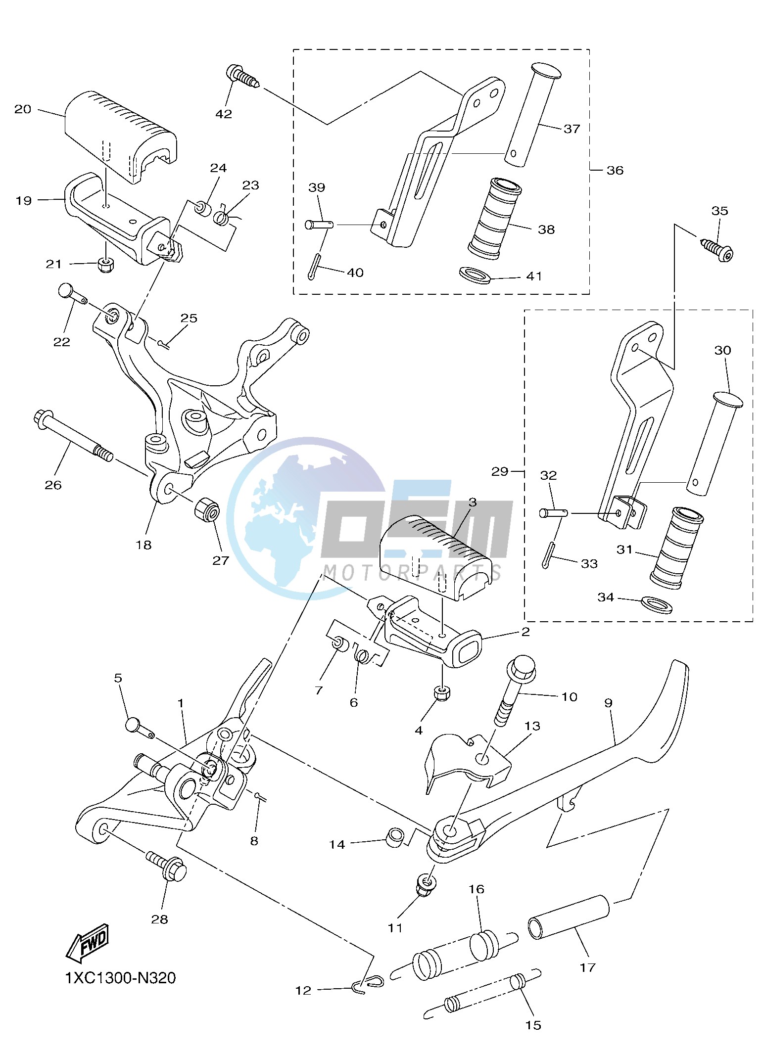 STAND & FOOTREST