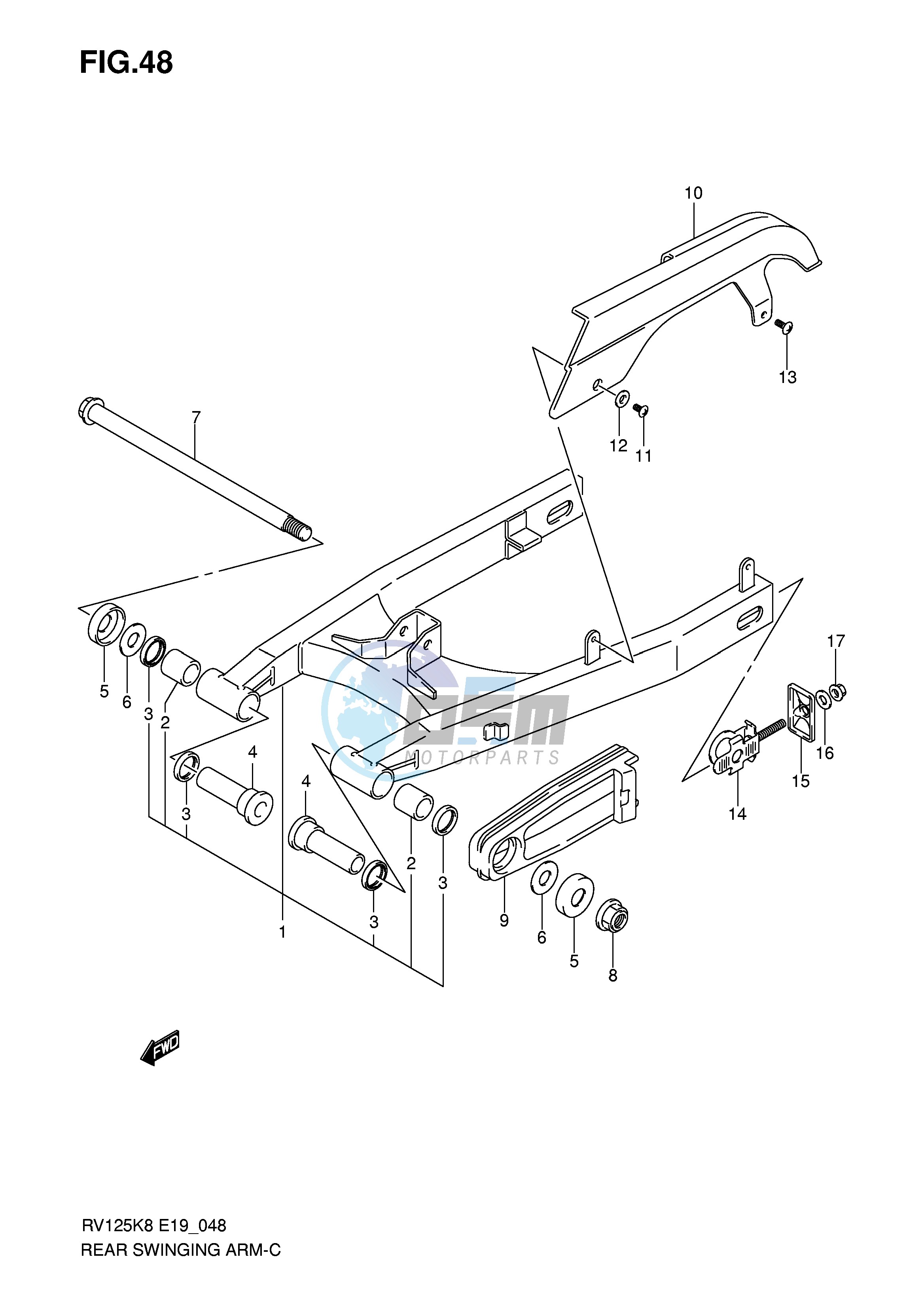 REAR SWINGING ARM