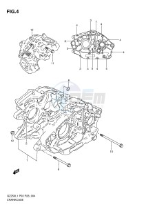 GZ250 (P3) drawing CRANKCASE