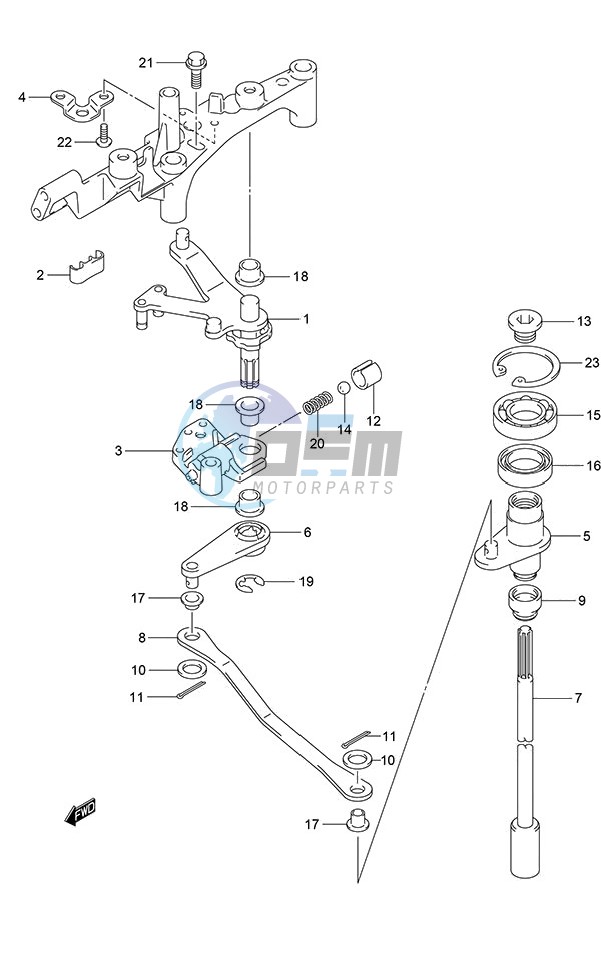 Clutch Shaft (DF 250S)