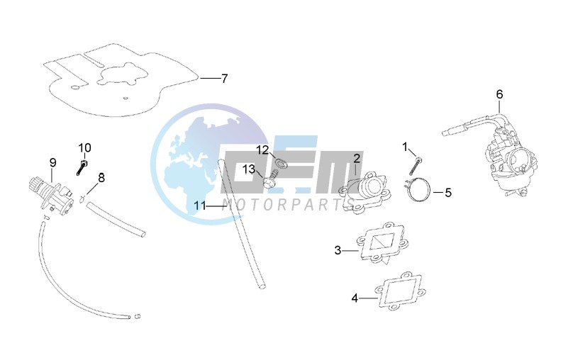 Carburettor - Oil pump