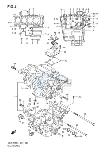 GSX-R750 drawing CRANKCASE