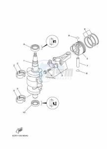 FT9-9LMHX drawing CRANKSHAFT--PISTON