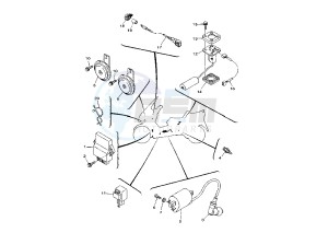 YP MAJESTY 250 drawing ELECTRICAL DEVICES