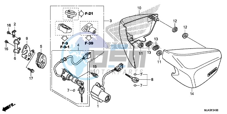 SIDE COVER (VT750C/C2S/CA/CS)