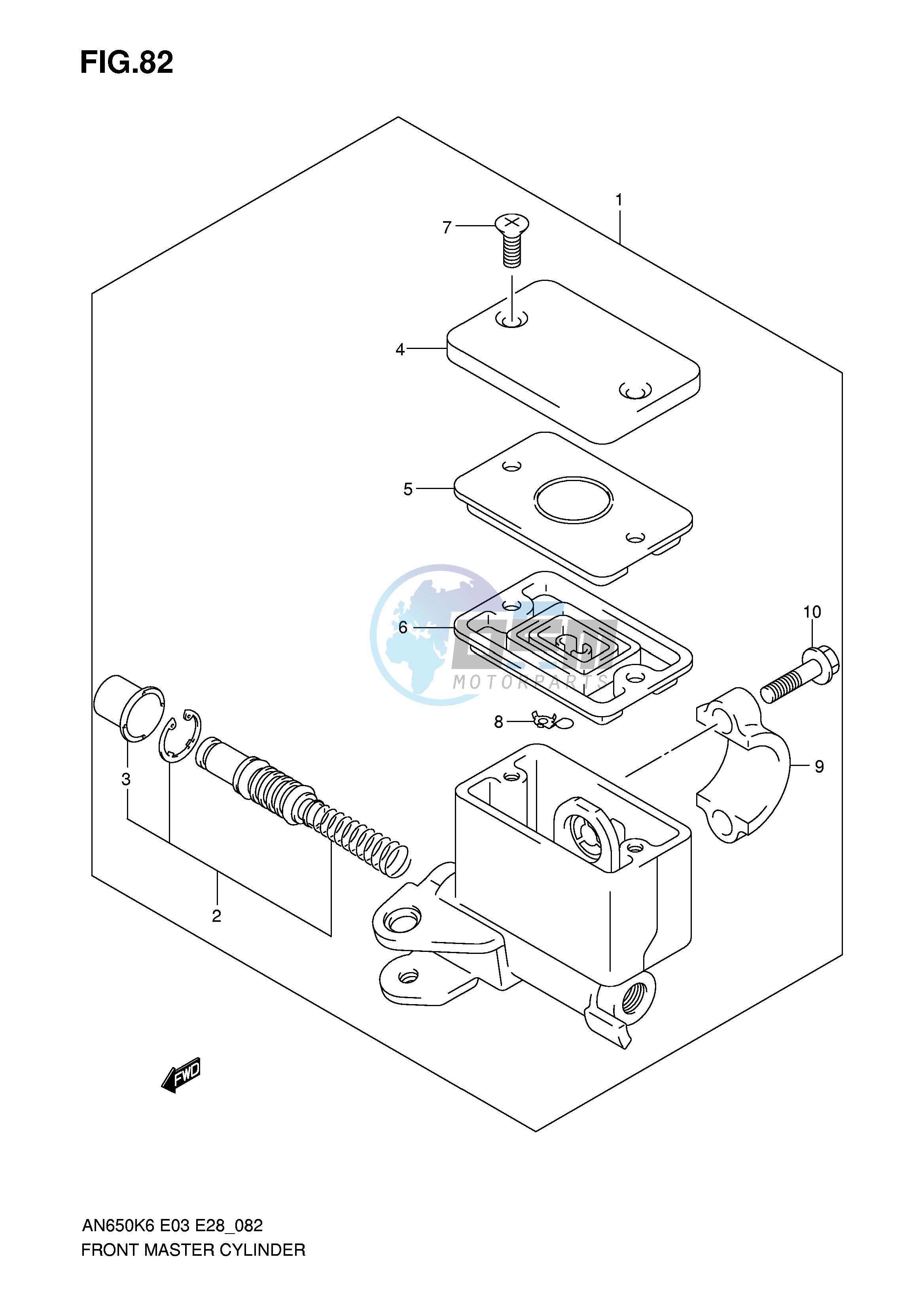 FRONT MASTER CYLINDER