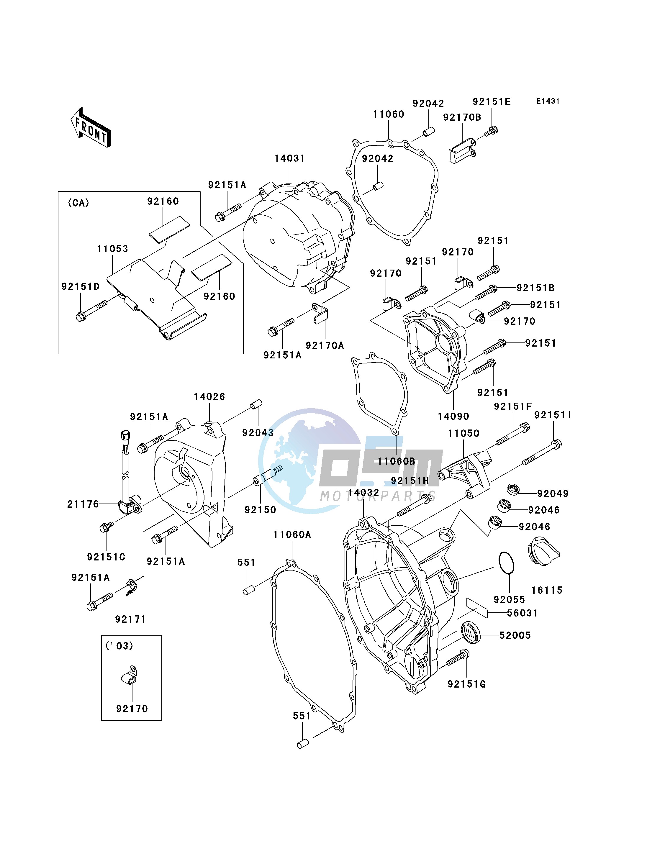 ENGINE COVER-- S- -