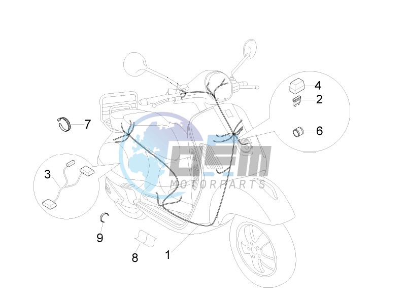 Main cable harness