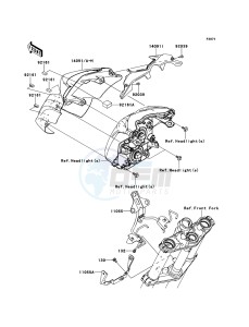 ER-6n ABS ER650DBF XX (EU ME A(FRICA) drawing Cowling