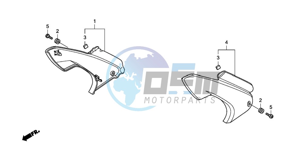 SIDE COVER (CBF600S8/SA8/N8/NA8)