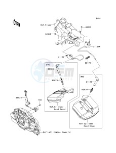 VN 1700 B [VULCAN 1700 VOYAGER ABS] (9FA) B9FA drawing IGNITION SYSTEM