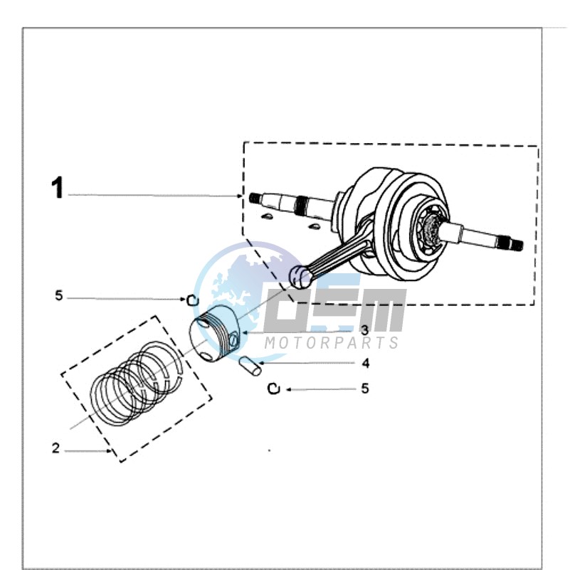 CRANKSHAFT AND CYLINDER