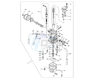 TT R E/LE 125 drawing CARBURETOR