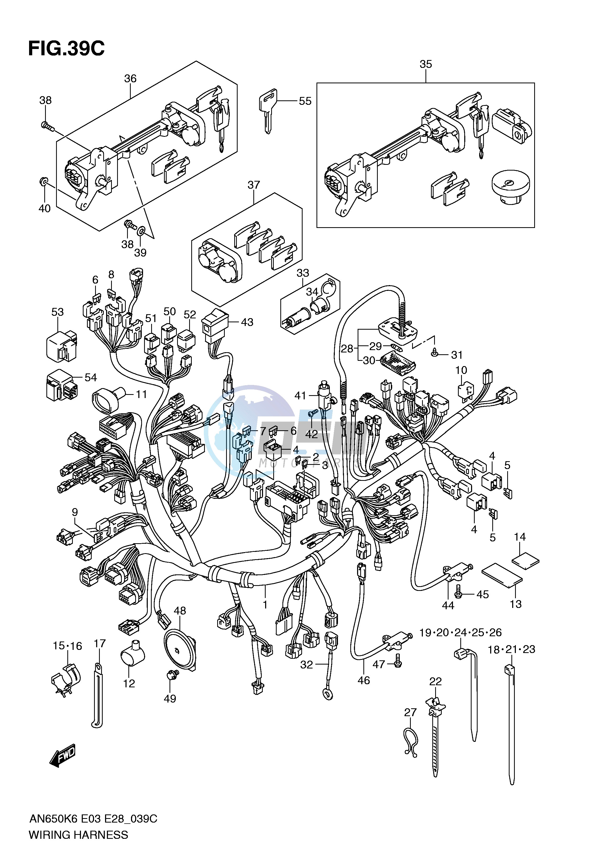 WIRING HARNESS (AN650AL0)