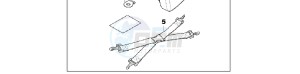 CBR500RAD CBR500R ABS UK - (E) drawing KIT,PANNIER CASE