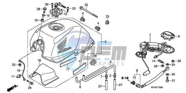 FUEL TANK/FUEL PUMP