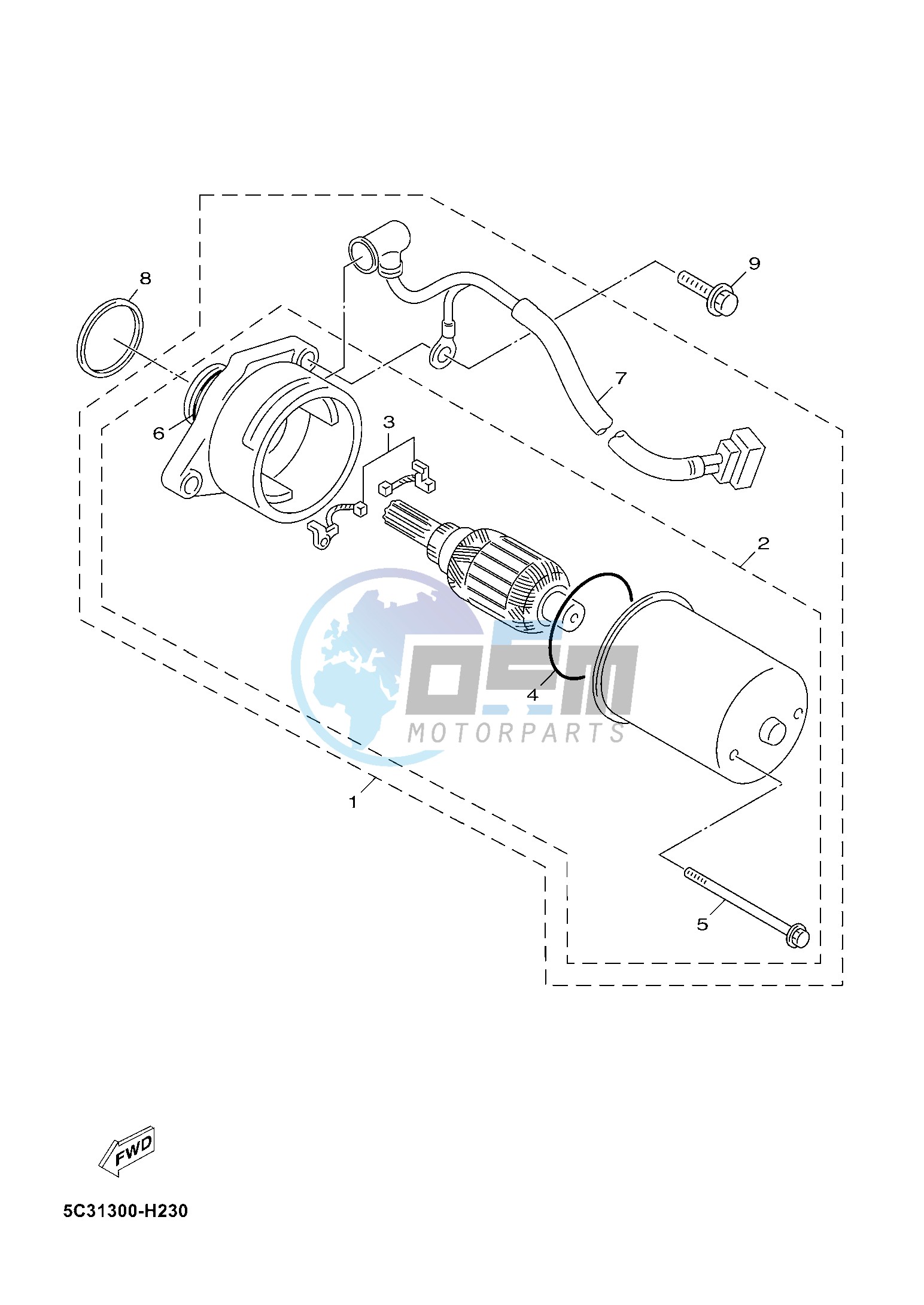 STARTING MOTOR