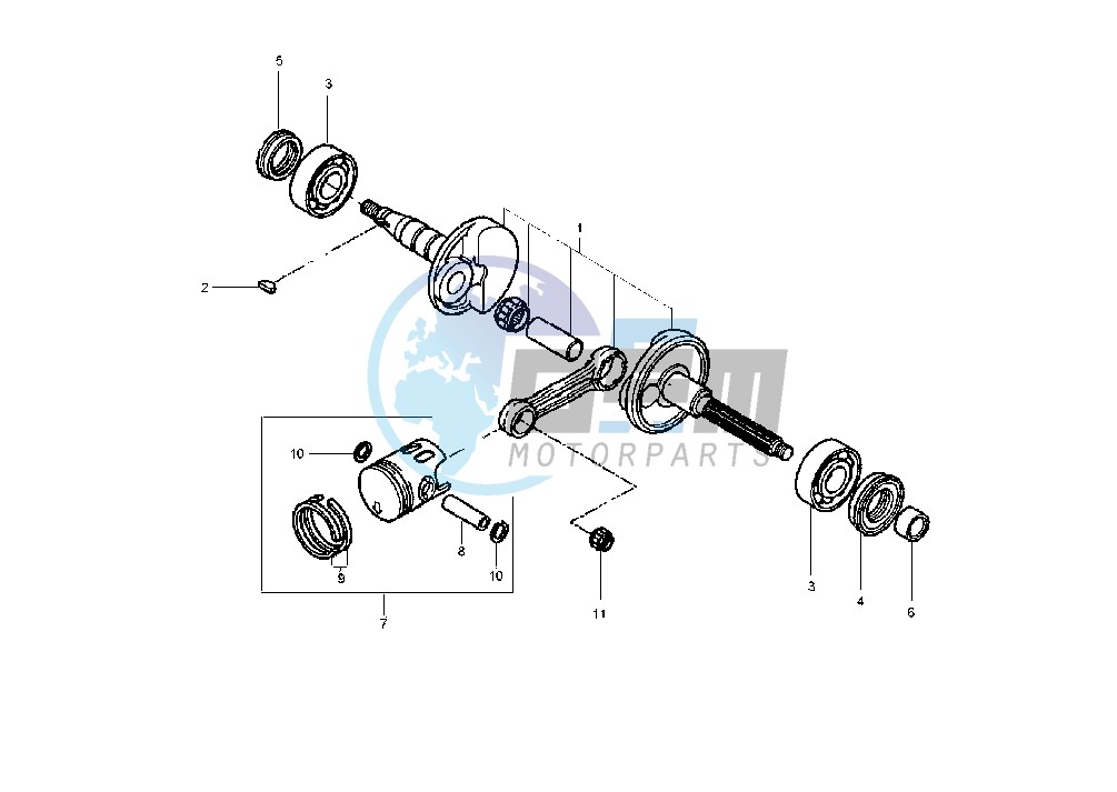 CRANKSHAFT PISTON