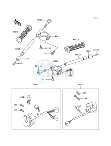 ZX 900 B [NINJA ZX-9R] (B4) [NINJA ZX-9R] drawing HANDLEBAR