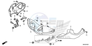 NC750XDG SH125AS UK - (E) drawing UNDER COWL (NC750XD)