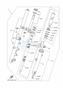 MT-25 MTN250-A (B2E2) drawing FRONT FORK