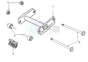 X–FIGHT - 50 cc drawing ENGINE BRACKET