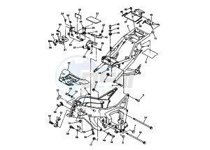 FZ6 NS 600 drawing FRAME