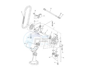 YZF R6 600 drawing OIL PUMP