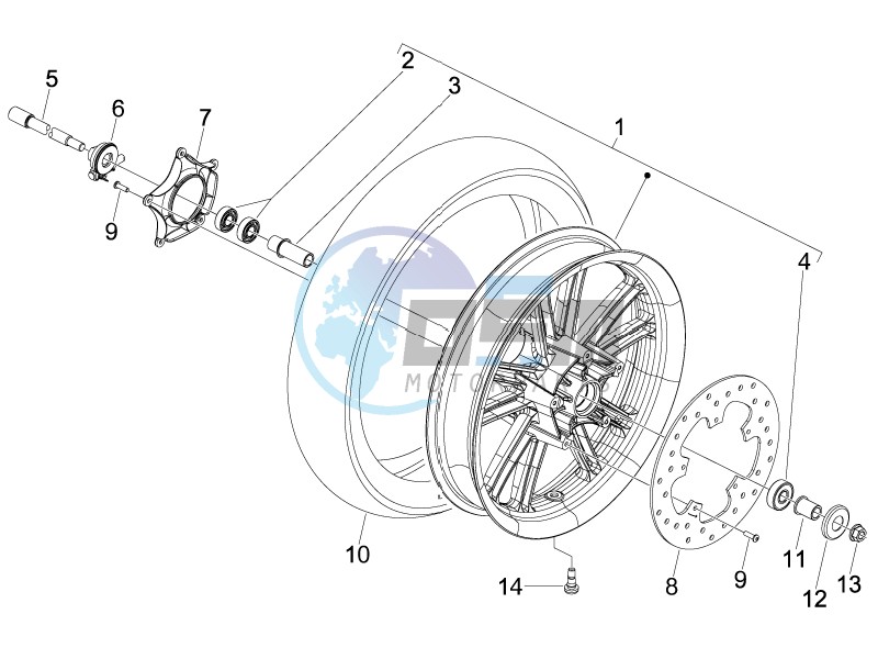 Front wheel