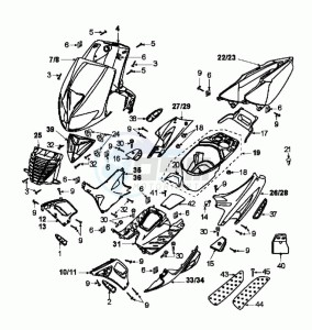 FIGHT ZA 30 (DK) drawing COWLING