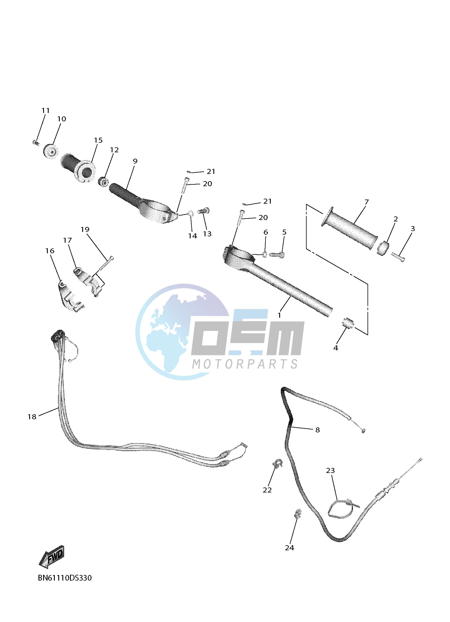 STEERING HANDLE & CABLE