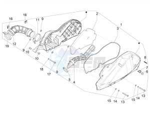 MP3 300 HPE (EMEA, APAC) drawing Air filter