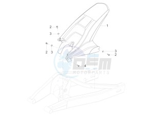 RS 125 Replica E4 ABS (APAC) drawing Rear mudguard