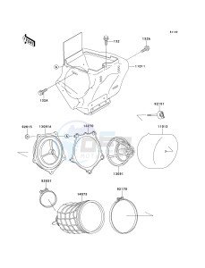 KX 100 C [KX100] (C1-C3) [KX100] drawing AIR CLEANER