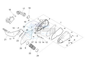 LX 150 4T 3V ie E3 Vietnam drawing Air filter