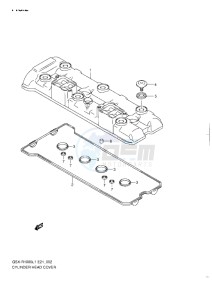 GSX-R1000 drawing CYLINDER HEAD COVER