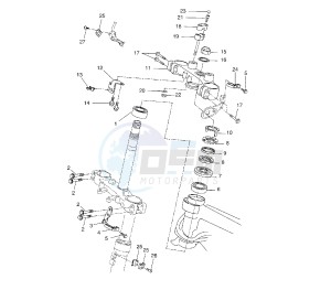 WR X 125 drawing STEERING KAYABA