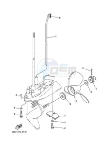 F2-5AMHL drawing PROPELLER-HOUSING-AND-TRANSMISSION-2