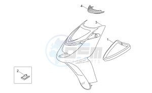 Sonic 50 Air drawing Front body IV - Front fairing