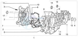 Fly 125 4t drawing Crankcase